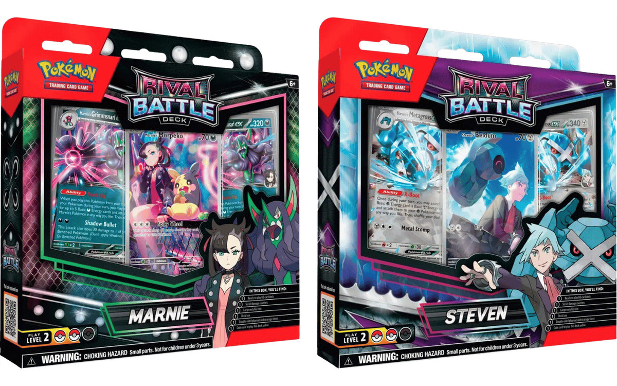 Pokémon Tcg - Rival Battle Deck Par Marnie + Steven Ingles Rival Battle Deck Inglés