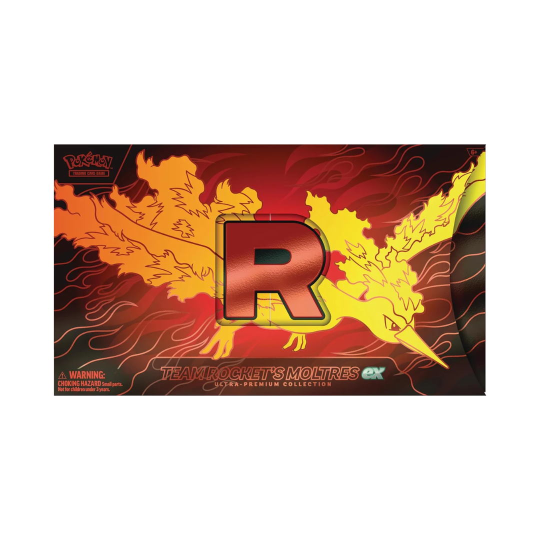 (PREVENTA) Pokémon TCG: Team Rockets´s Moltres ex - Ultra Premium Collection - Ingles (APARTADO - LEER DESCRIPCION)