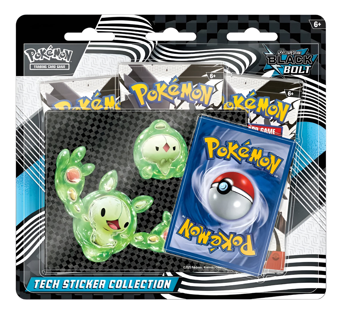 Pokémon Tcg: Unova Black Bolt - Tech Sticker - Ingles