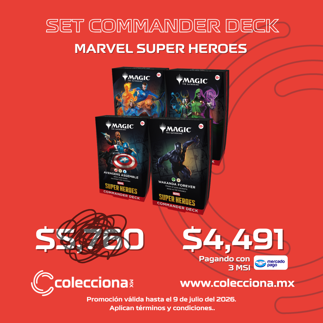 Magic The Gathering: Marvel Super Heroes - Commander Deck Set - Inglés