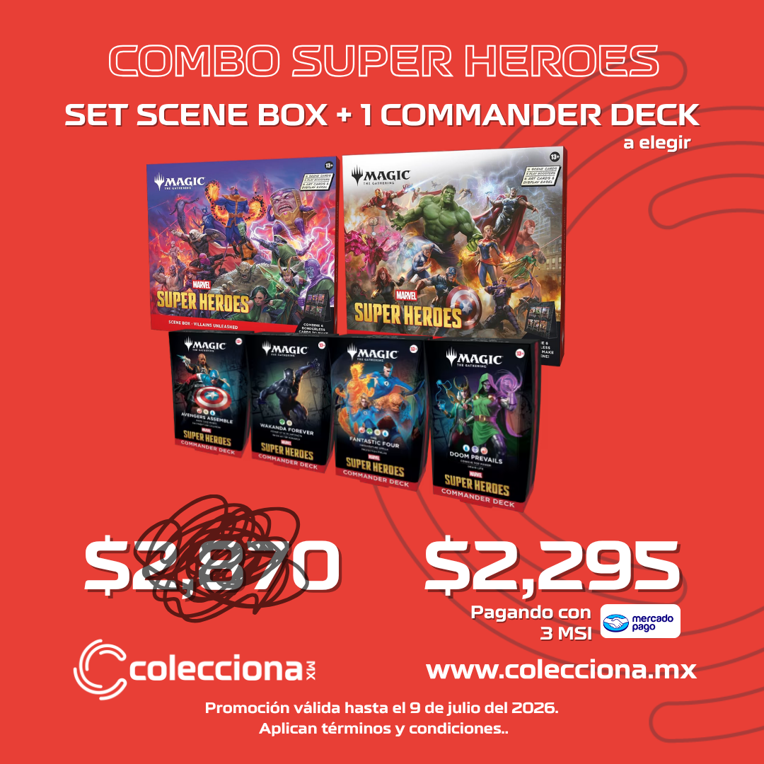 COMBO MTG Marvel Super Heroes - Set Scene Box - Commander Deck Avengers Assemble