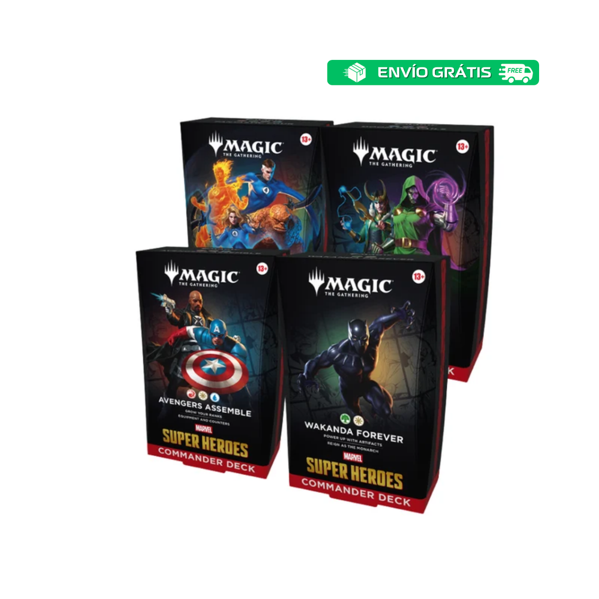 Magic The Gathering: Marvel Super Heroes - Commander Deck Set - Inglés