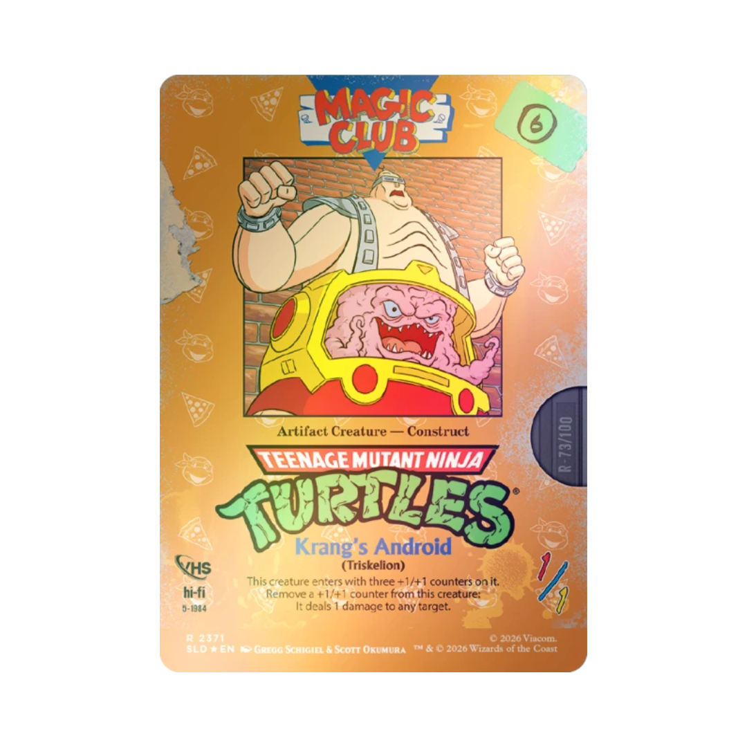MTG Secret Lair - Teenage Mutant Ninja Turtles: VHS Villains - Foil