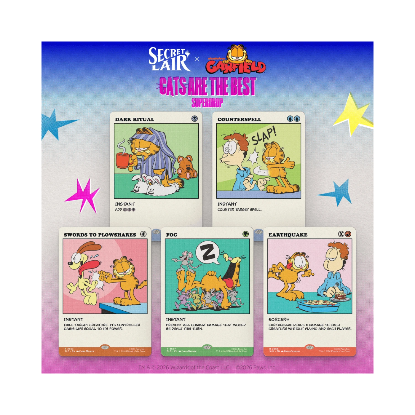 (PREVENTA) MTG Secret Lair - The Cats Are the Best - As Intended