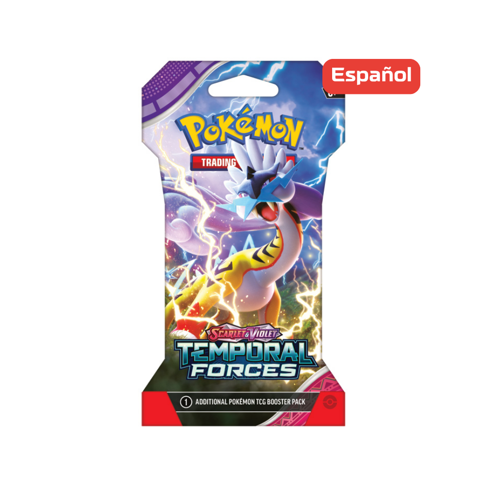 Pokémon TCG - Temporal Forces - Sleeved Booster - Español
