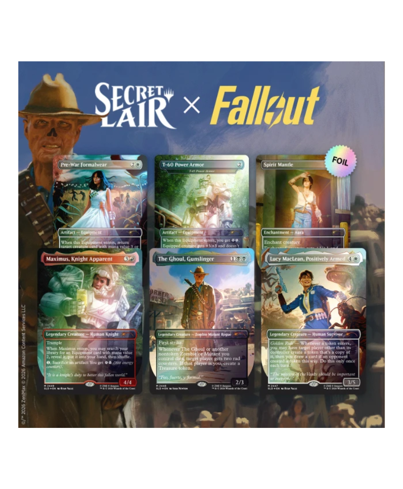 MTG Secret Lair - Fallout: Beyond Vault 33 - Foil Edition