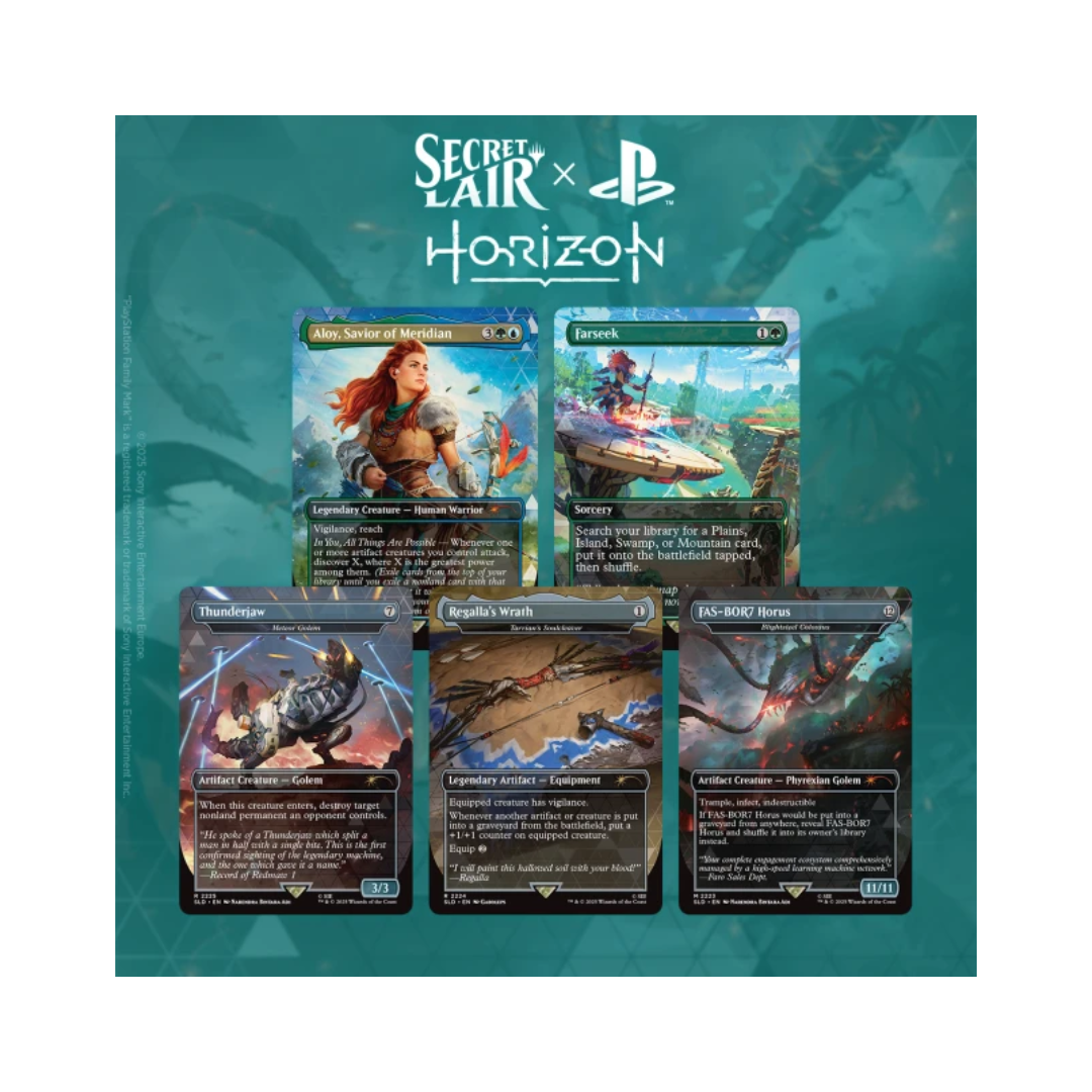 (VENTA ANTICIPADA) MTG Secret Lair - Playstation - Horizon: Into the Forbidden West