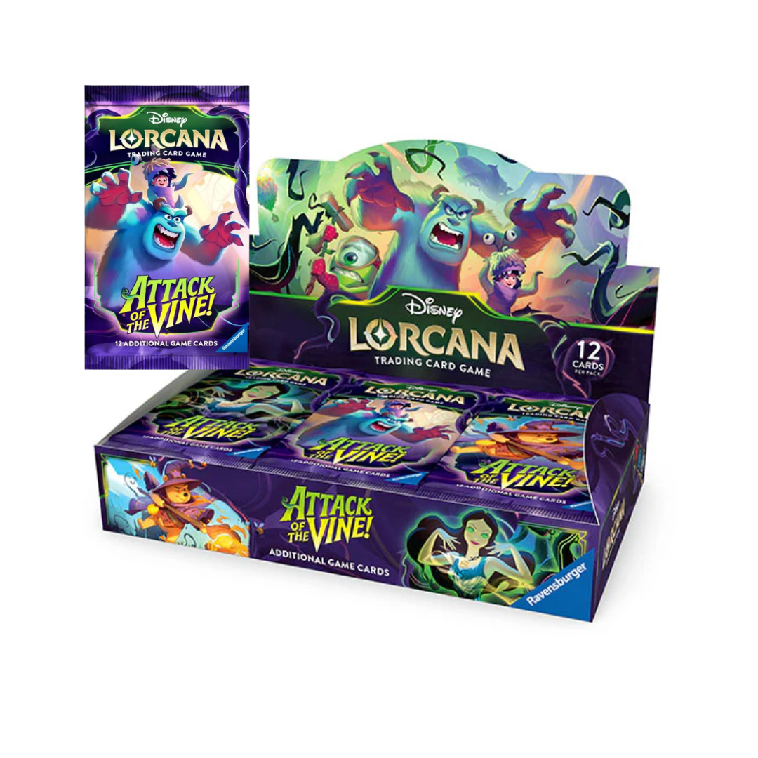 (APARTADO) Lorcana Disney TCG: Attack Of The Vine [Set 13] - Booster Box - Inglés (LEER DESCRIPCIÓN)