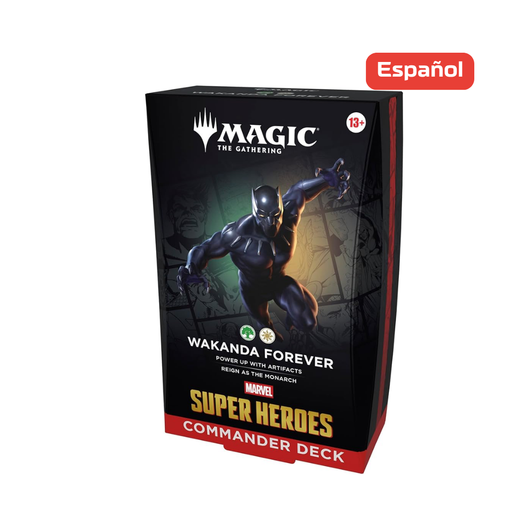 (APARTADO) Magic The Gathering: Marvel Super Heroes - Commander Deck Set - Español (LEER DESCRIPCION)