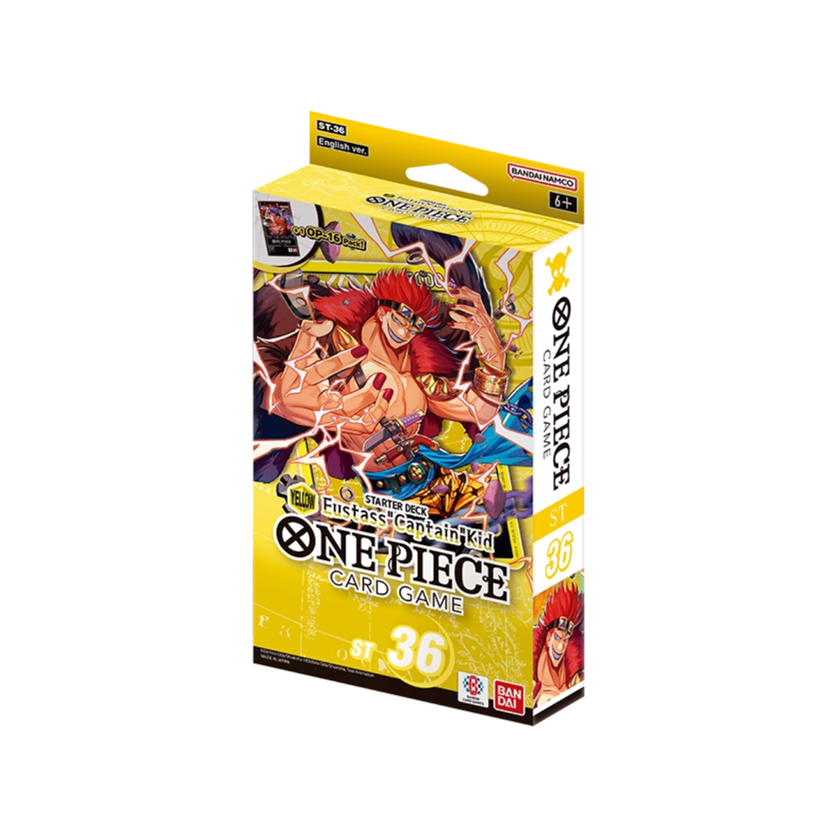 One Piece TCG - [ST-36] - Yellow Eustass "Captain" Kid - Starter Deck - Inglés