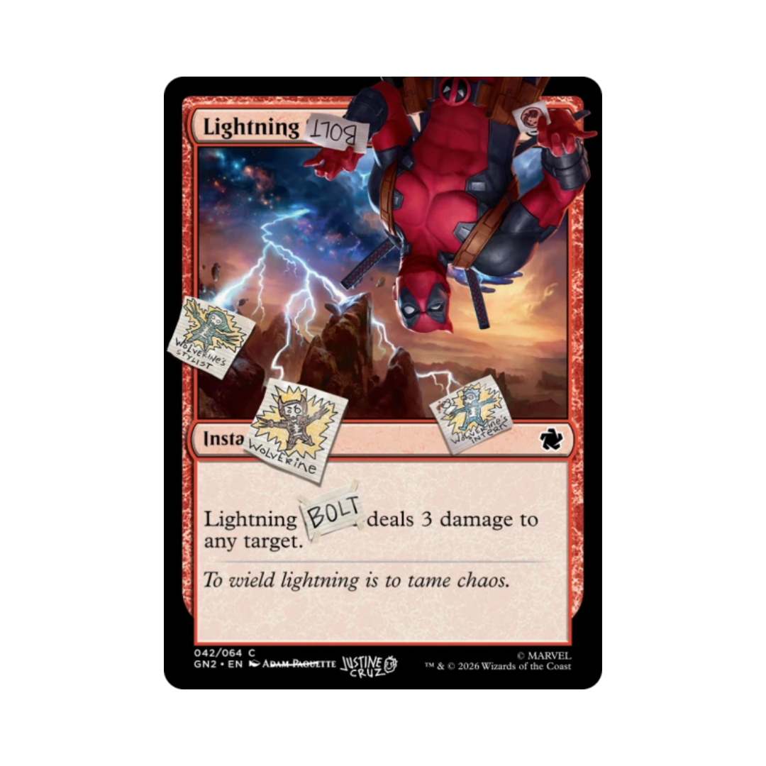 (PREVENTA) MTG Secret Lair - Marvel's Deadpool: I Fixed It (You're Welcome) (LEER DESCRIPCION)
