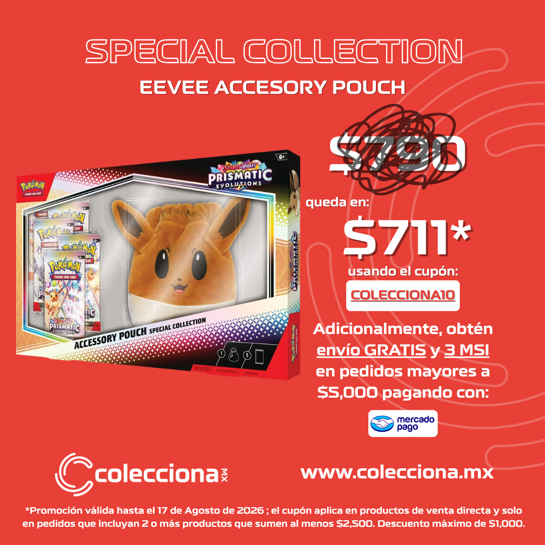 Pokémon TCG - Eevee Accessory Pouch Special Collection - Prismatic Evolutions - Español