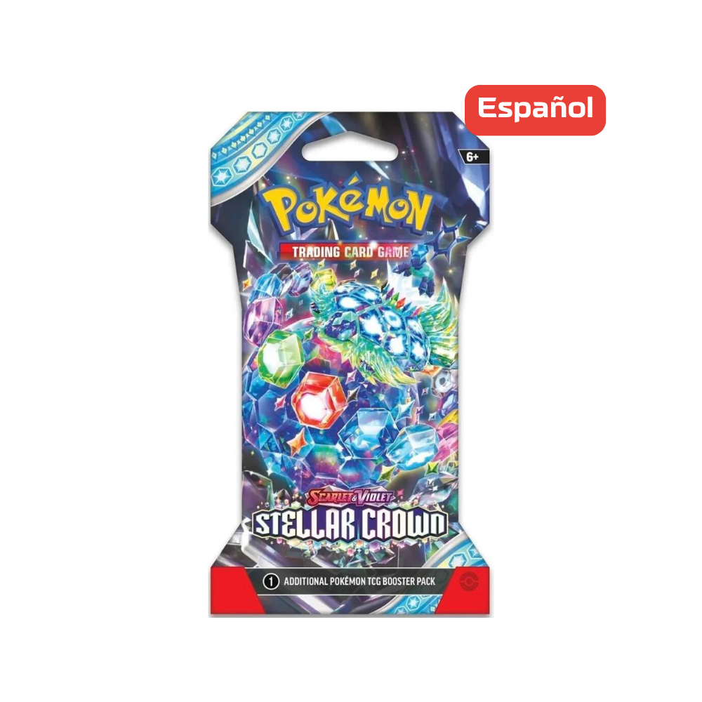 Pokémon TCG - Stellar Crown - Sleeved Booster - Español