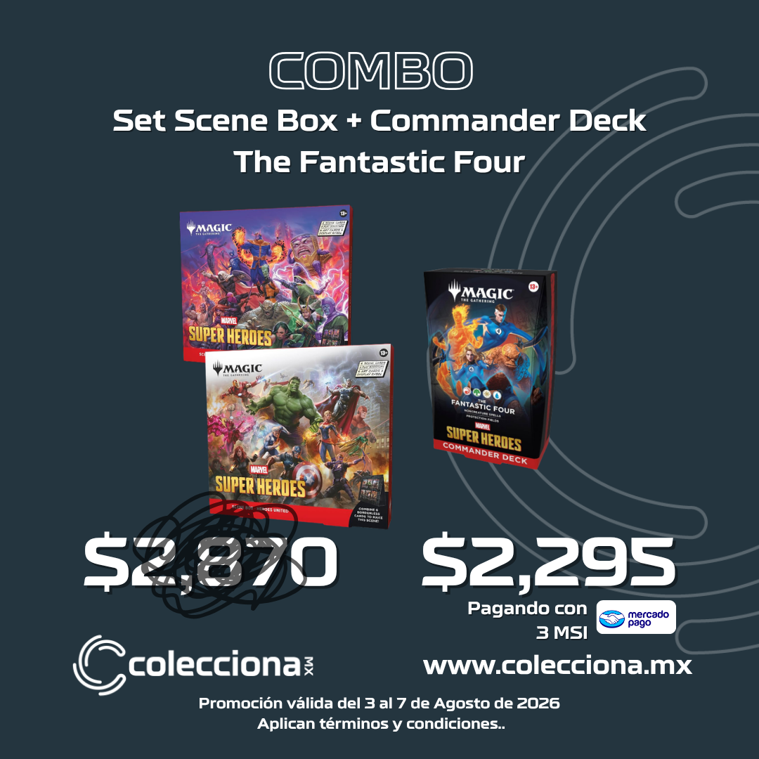 COMBO MTG Marvel Super Heroes - Set Scene Box - Commander Deck The Fantastic Four