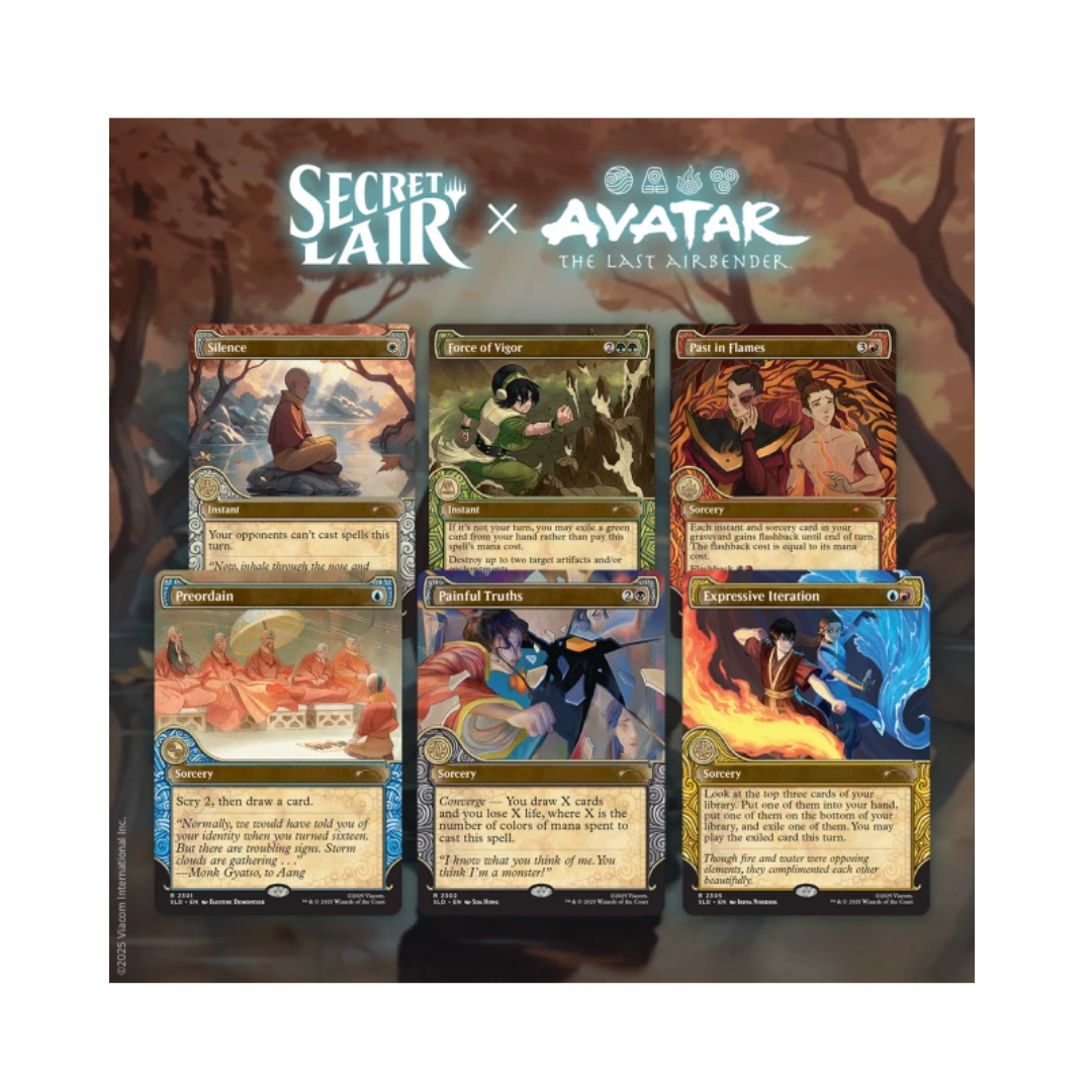 MTG Secret Lair - Avatar: One with the Elements
