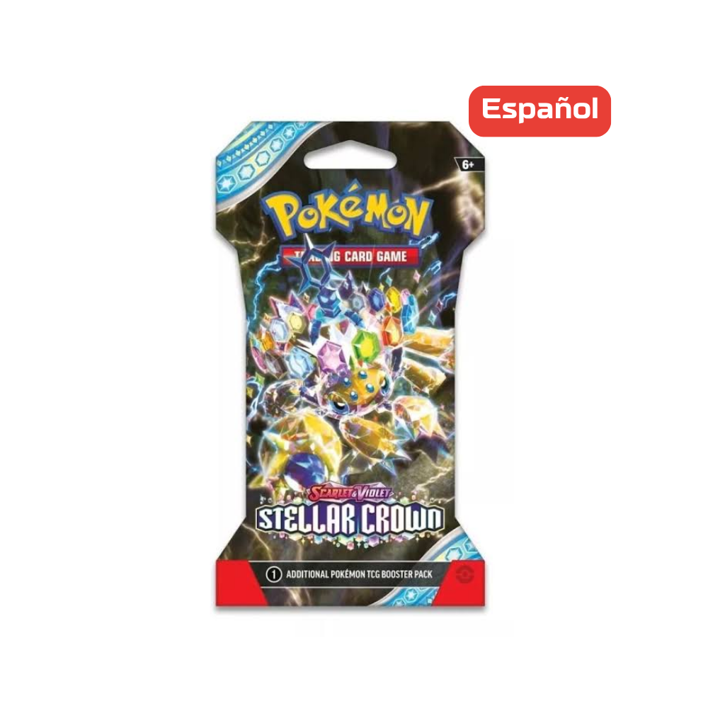 Pokémon TCG - Stellar Crown - Sleeved Booster - Español