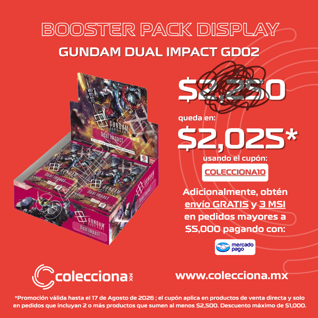Gundam Card Game - Booster Pack Display - Set 2 Dual Impact [GD02] - Inglés