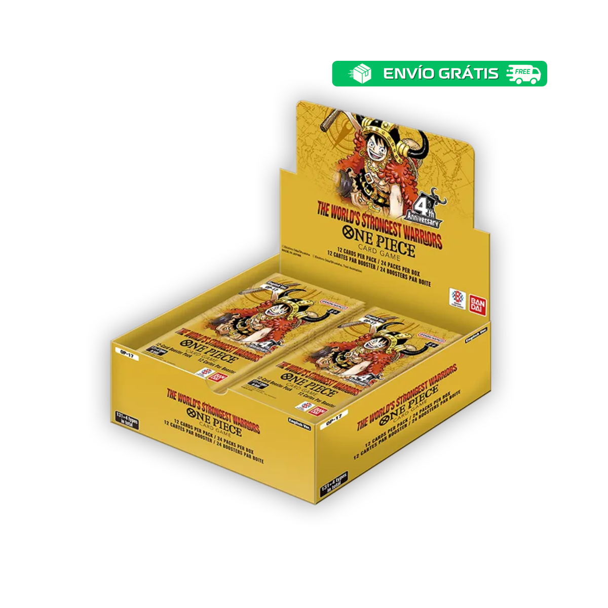 One Piece TCG - The World's Strongest Warriors - [OP-17] - Booster Display