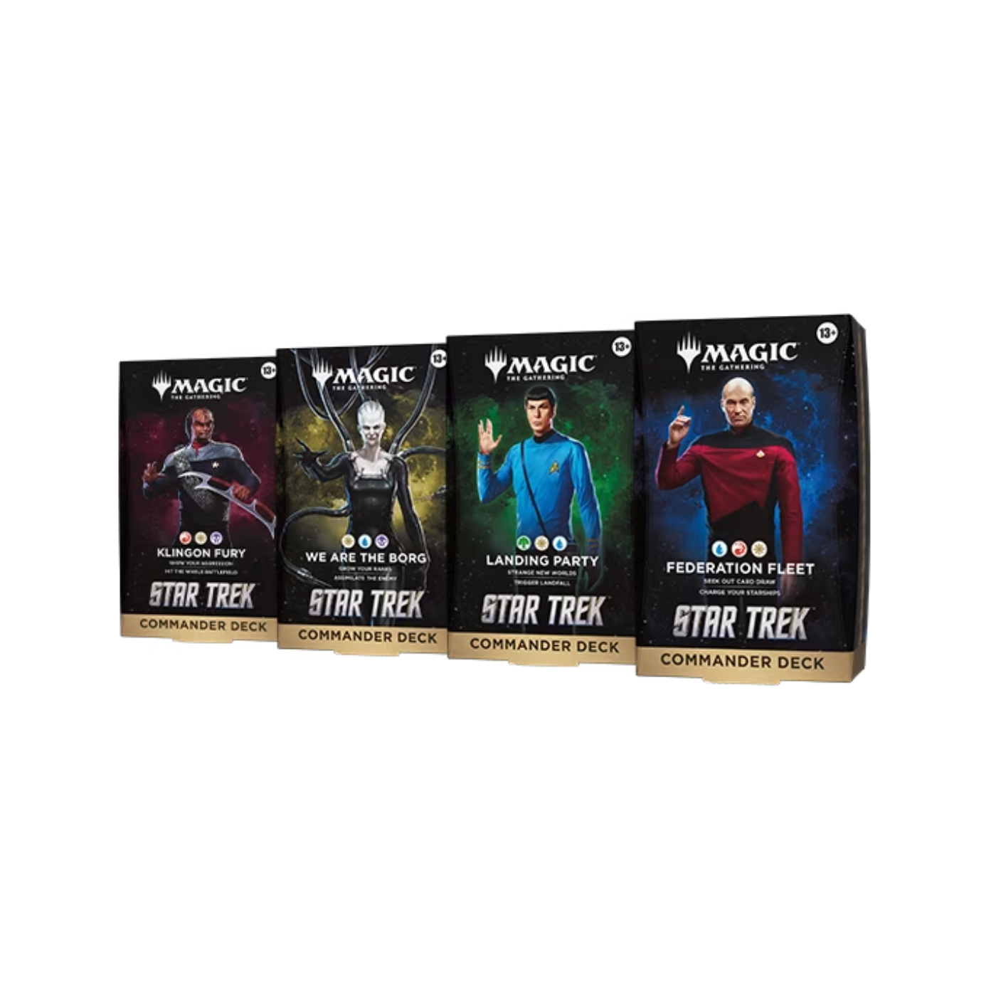 (PREVENTA) Magic The Gathering: Star Trek - Commander Deck Set (LEER DESCRIPCIÓN)