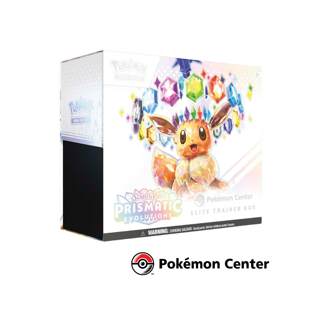 (PREVENTA) Prismatic Evolutions - Pokemon Center - Elite Trainer Box (PAGO COMPLETO - LEER DESCRIPCION)