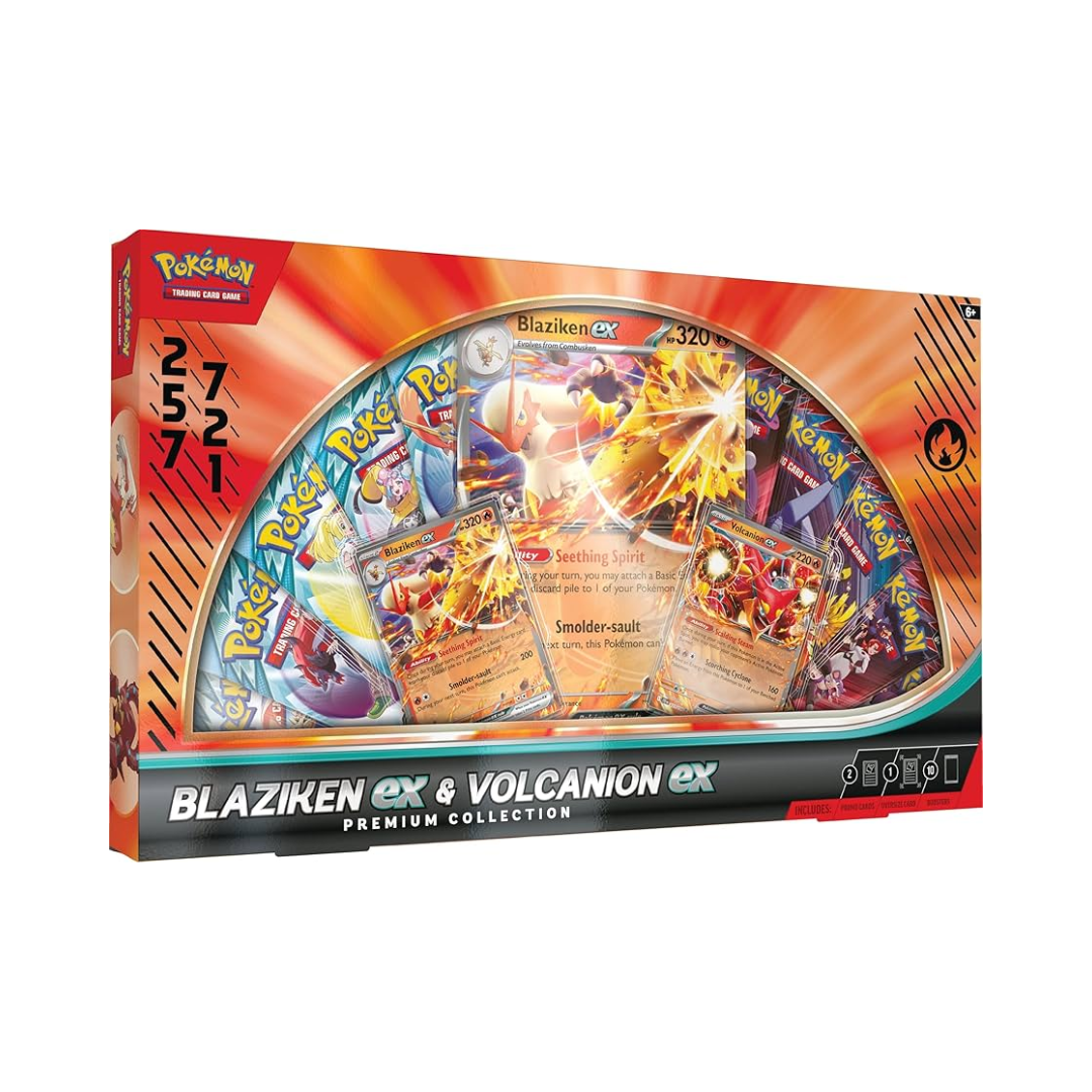 Pokemon TCG - Blaziken EX Volcanion EX - Special Collection Exclusive (25Q3) - Inglés