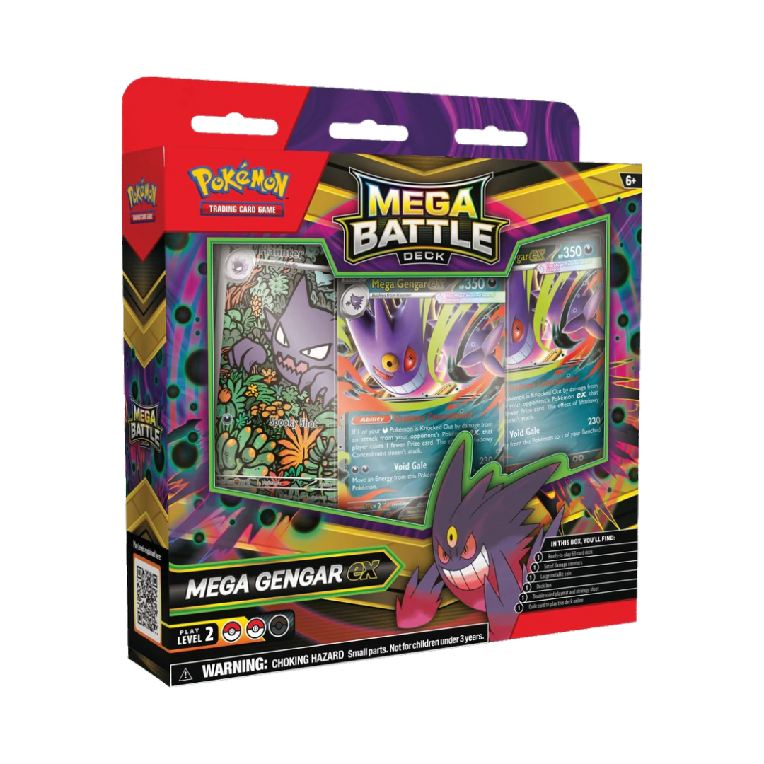 Pokemon TCG - Par Mega Battle Deck - Mega Gengar ex & Mega Diancie ex - Ingles