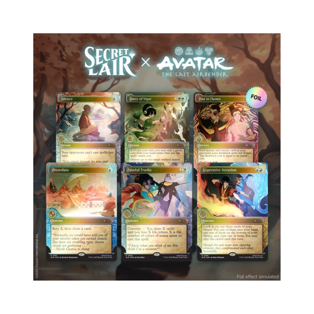 MTG Secret Lair - Avatar: One with the Elements [Foil]