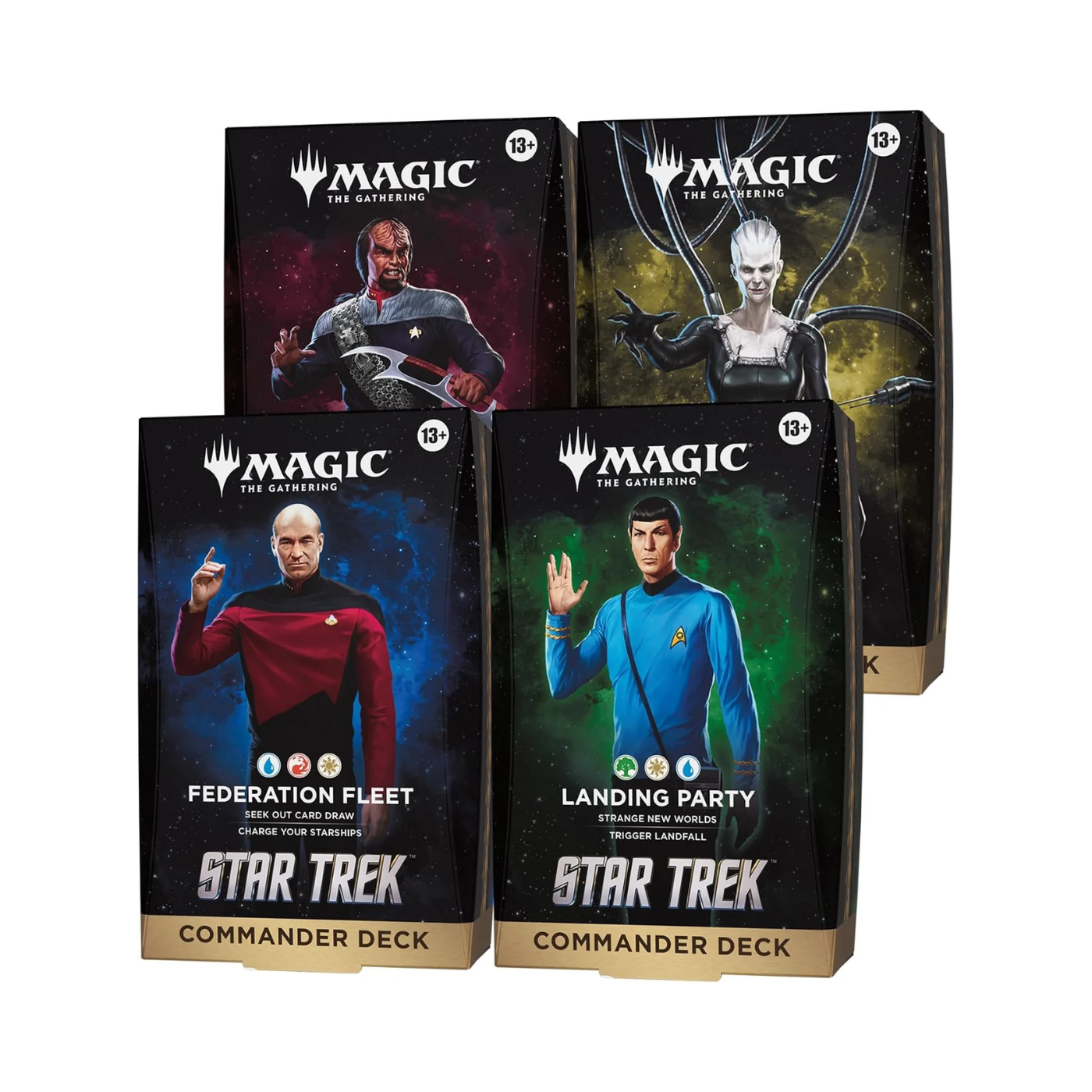 (PREVENTA) Magic The Gathering: Star Trek - Commander Deck Set (LEER DESCRIPCIÓN)
