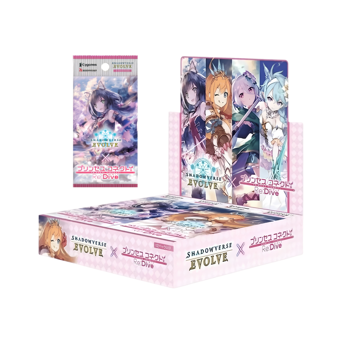 Shadowverse Evolve - Princess Connect! Re: Dive Crossover - Booster Display