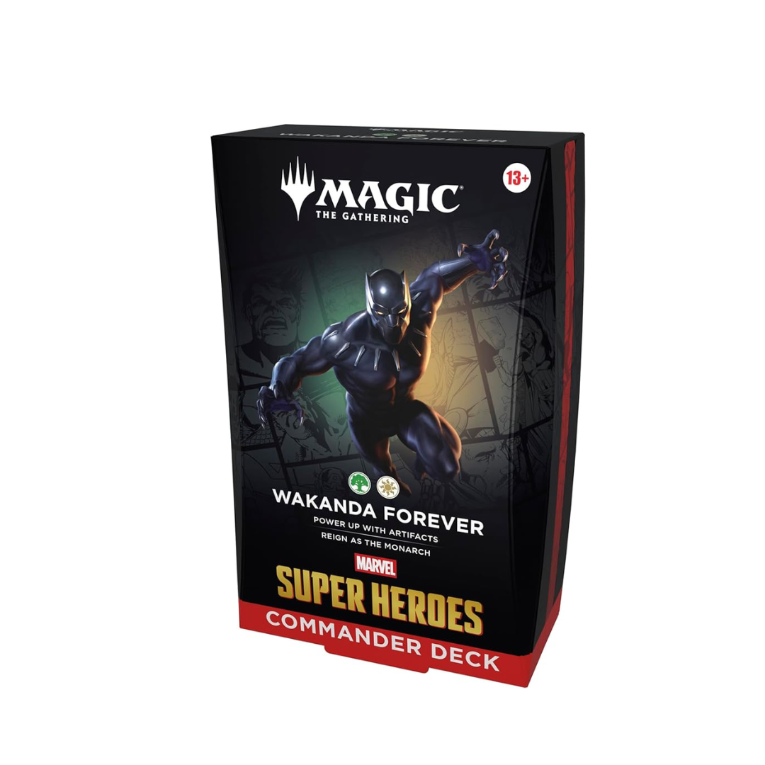 (APARTADO) Magic The Gathering: Marvel Super Heroes - Wakanda Forever - Inglés (LEER DESCRIPCION)