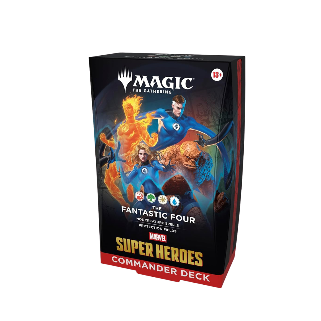 (APARTADO) Magic The Gathering: Marvel Super Heroes - The Fantastic Four - Commander Deck - Inglés  (LEER DESCRIPCION)
