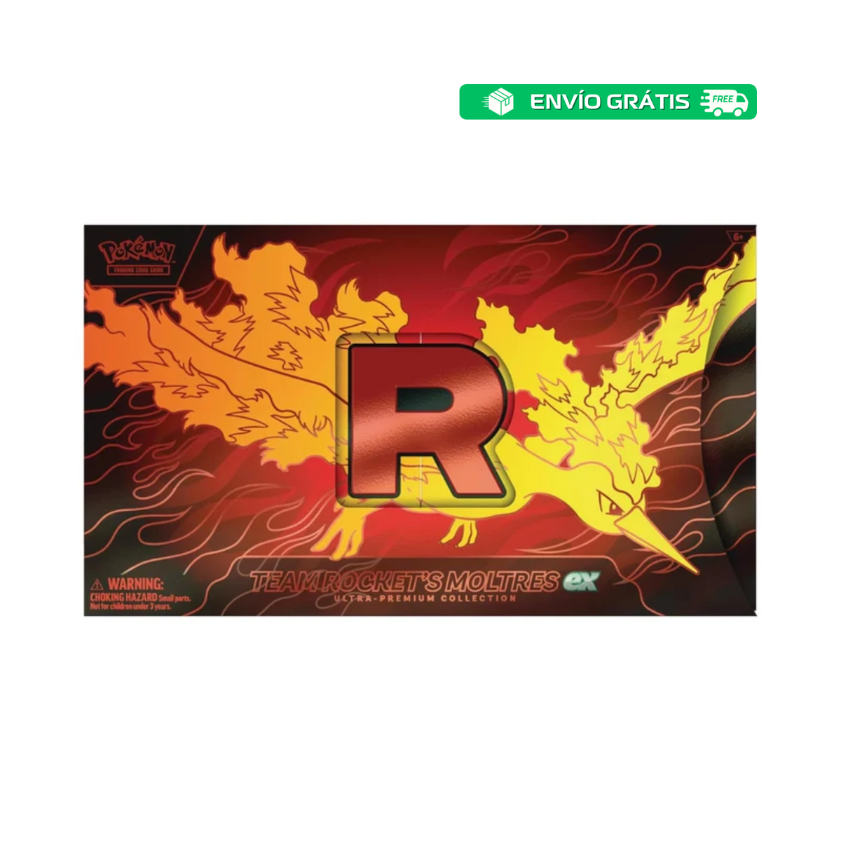 Pokémon TCG: Team Rockets´s Moltres ex - Ultra Premium Collection - Inglés