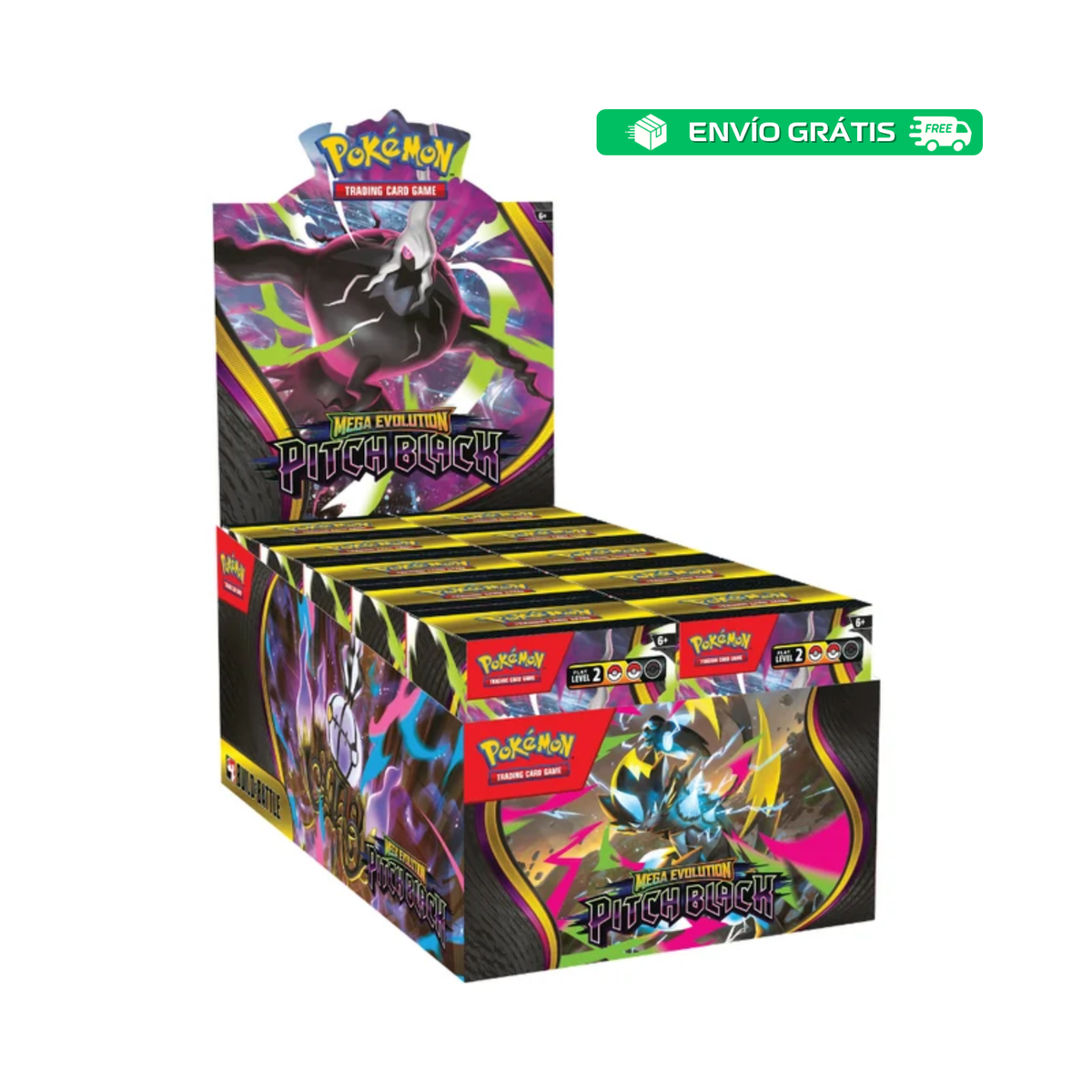 Pokémon TCG - Pitch Black - Display Build & Battle - Inglés
