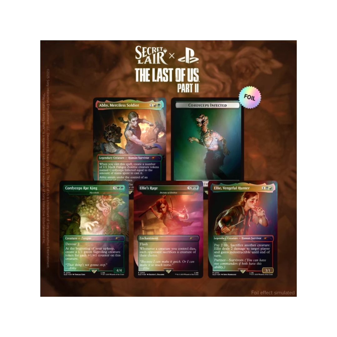 (VENTA ANTICIPADA) MTG Secret Lair - Playstation: The Last of Us Part II [Foil]
