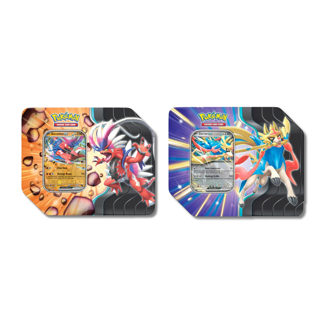 Pokemon TCG Slashing Legends Koraidon Ex & Zacian Ex (Par) Summer 2025 Ingles