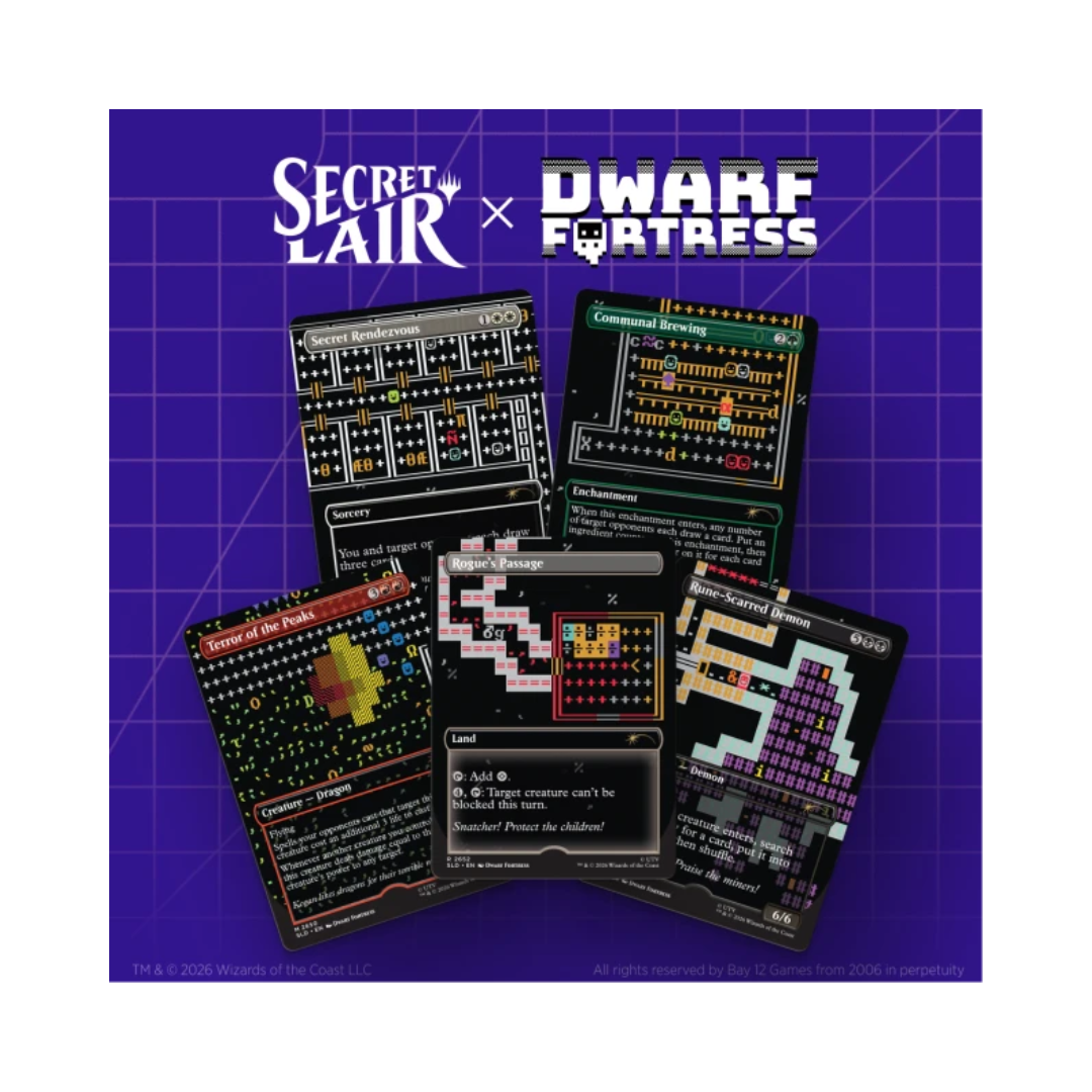 (PREVENTA) MTG Secret Lair - Dwarf Fortress - Create New World