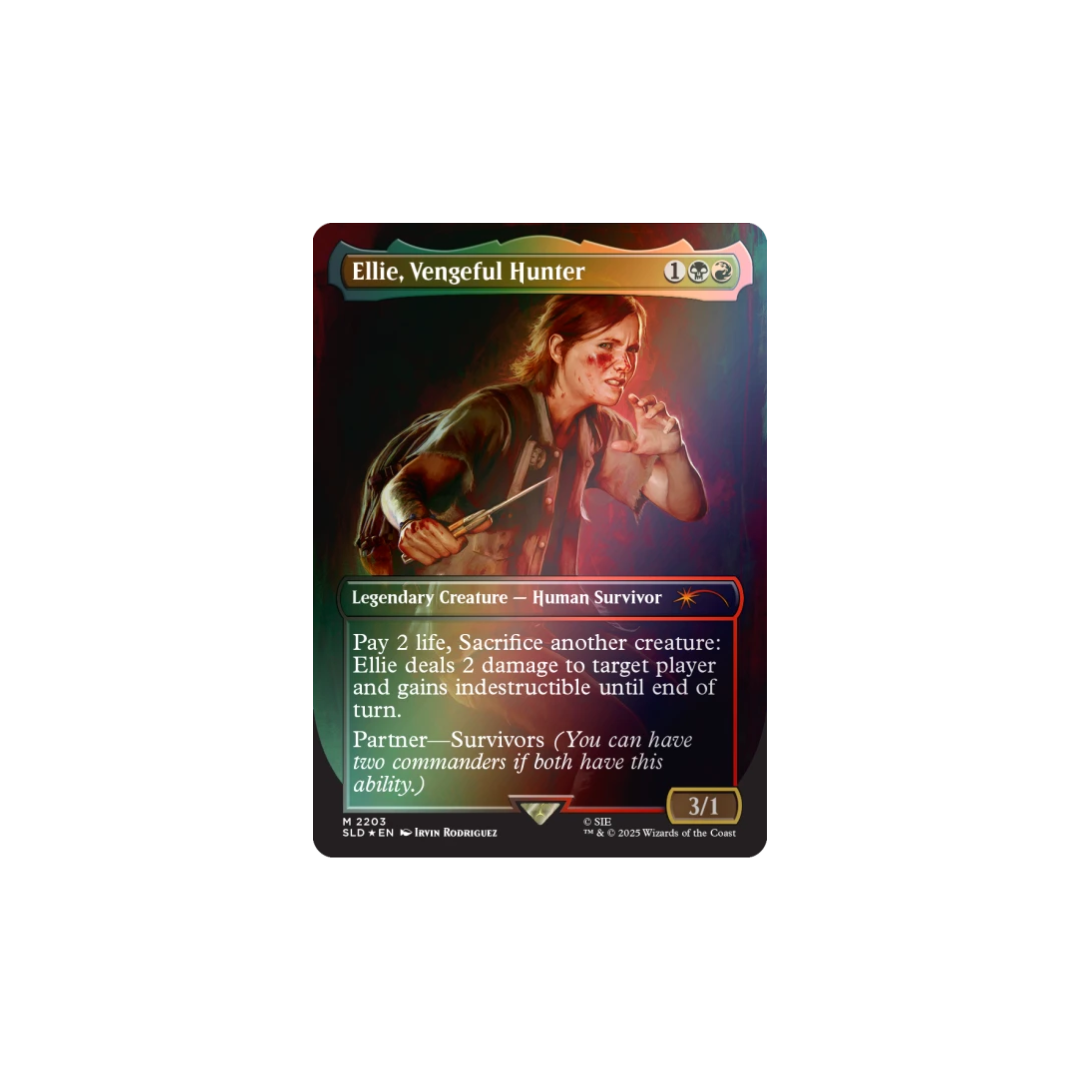 (VENTA ANTICIPADA) MTG Secret Lair - Playstation: The Last of Us Part II [Foil]