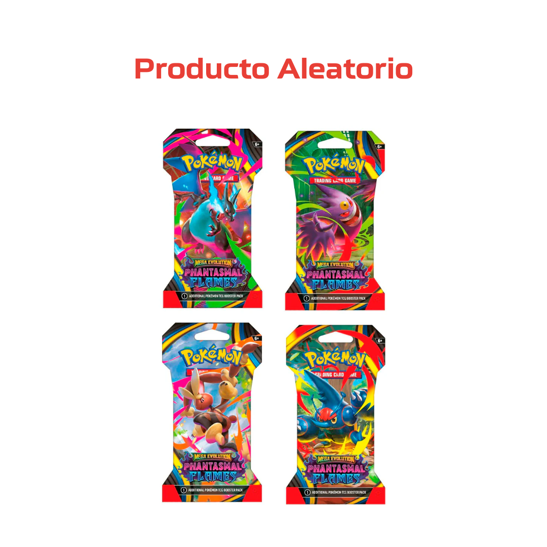 (VENTA ANTICIPADA) Pokémon TCG - Phantasmal Flames - Sleeved Booster -Español (LEER DESCRIPCION)
