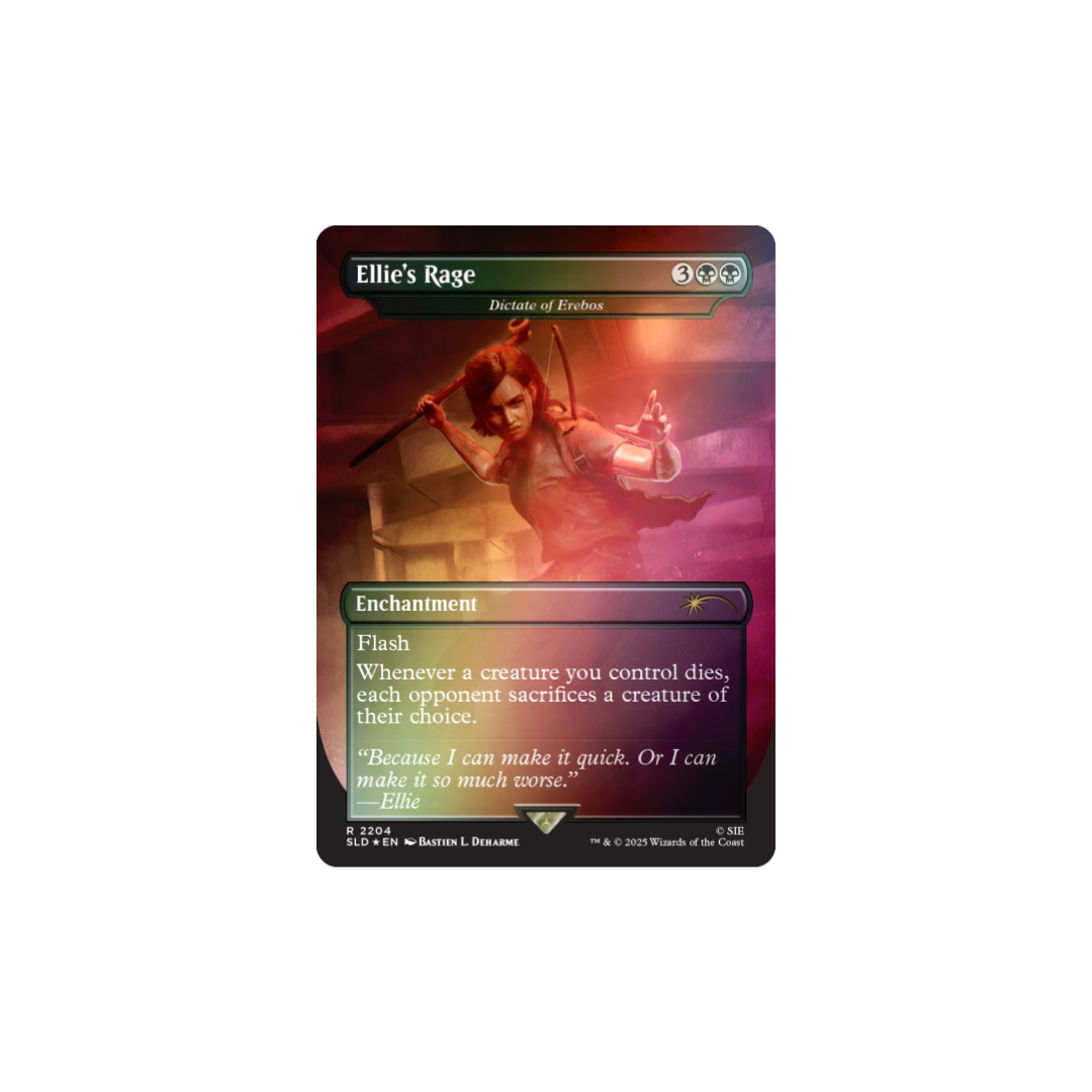 (VENTA ANTICIPADA) MTG Secret Lair - Playstation: The Last of Us Part II [Foil]