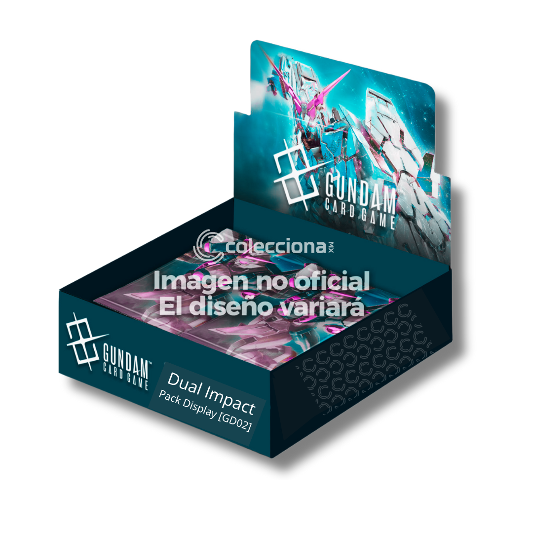 (PREVENTA) Gundam Card Game - Booster Pack Display - Set 2 Dual Impact [GD02] (APARTADO, LEER DESCRIPCION)