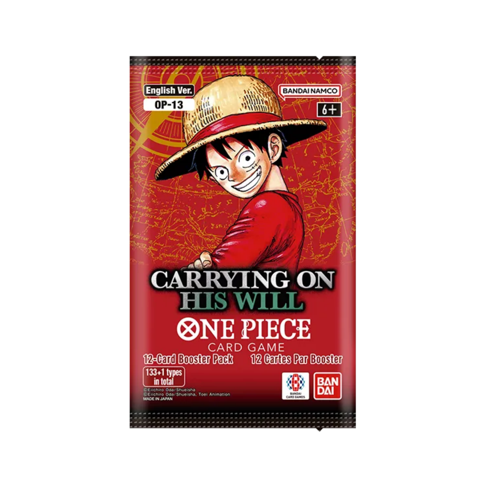 (VENTA ANTICIPADA) One Piece TCG - Carryng On His Will - OP13 - Booster Display - Inglés (LEER DESCRIPCION)
