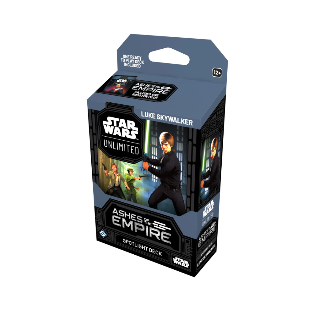 (APARTADO) Star Wars Unlimited - Ashes Of The Empire - Deck - Luke Skywalker - Inglés (LEER DESCRIPCIÓN)