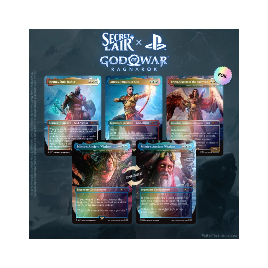 (VENTA ANTICIPADA) MTG Secret Lair - Playstation: God of War - Norse [Foil]