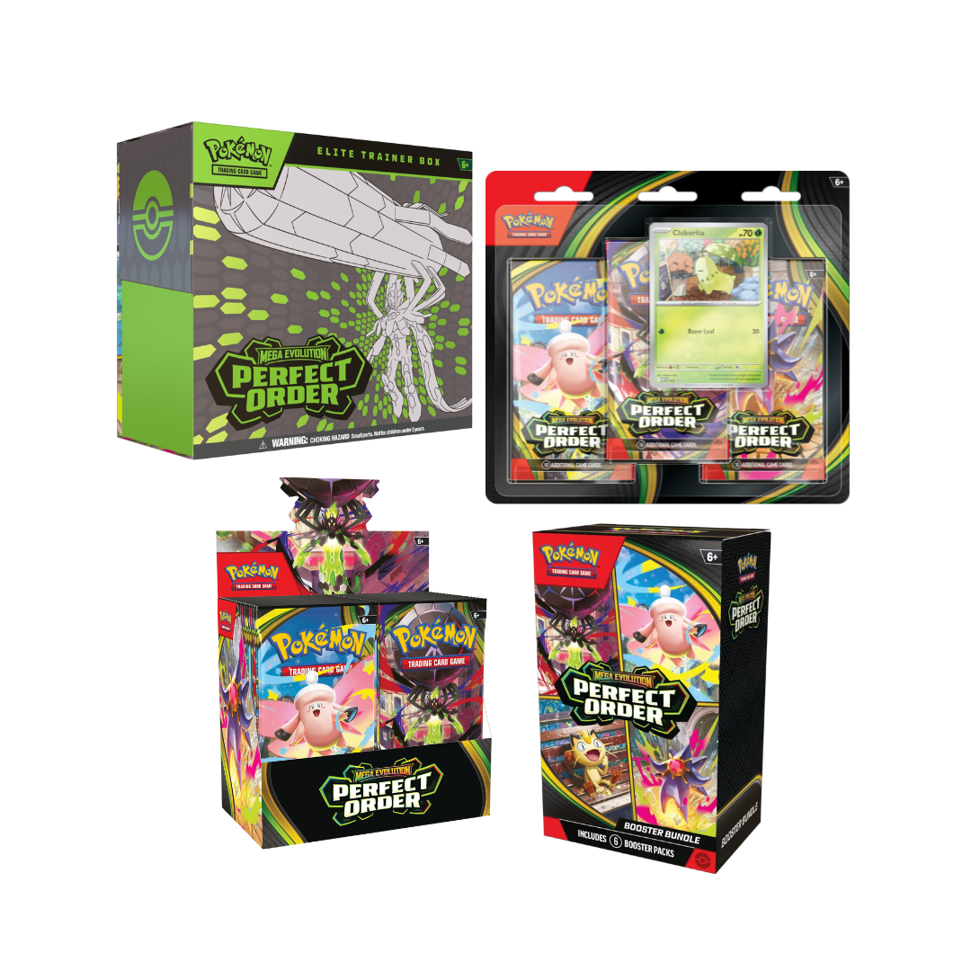 Combo Perfect Order: ETB + Booster Display + Blister Pack + Bundle