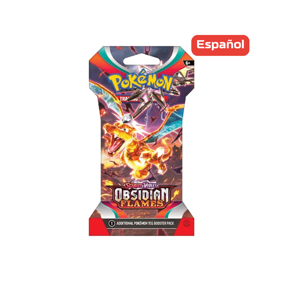 Pokémon TCG - Obsidian Flames - Sleeved Booster - Español