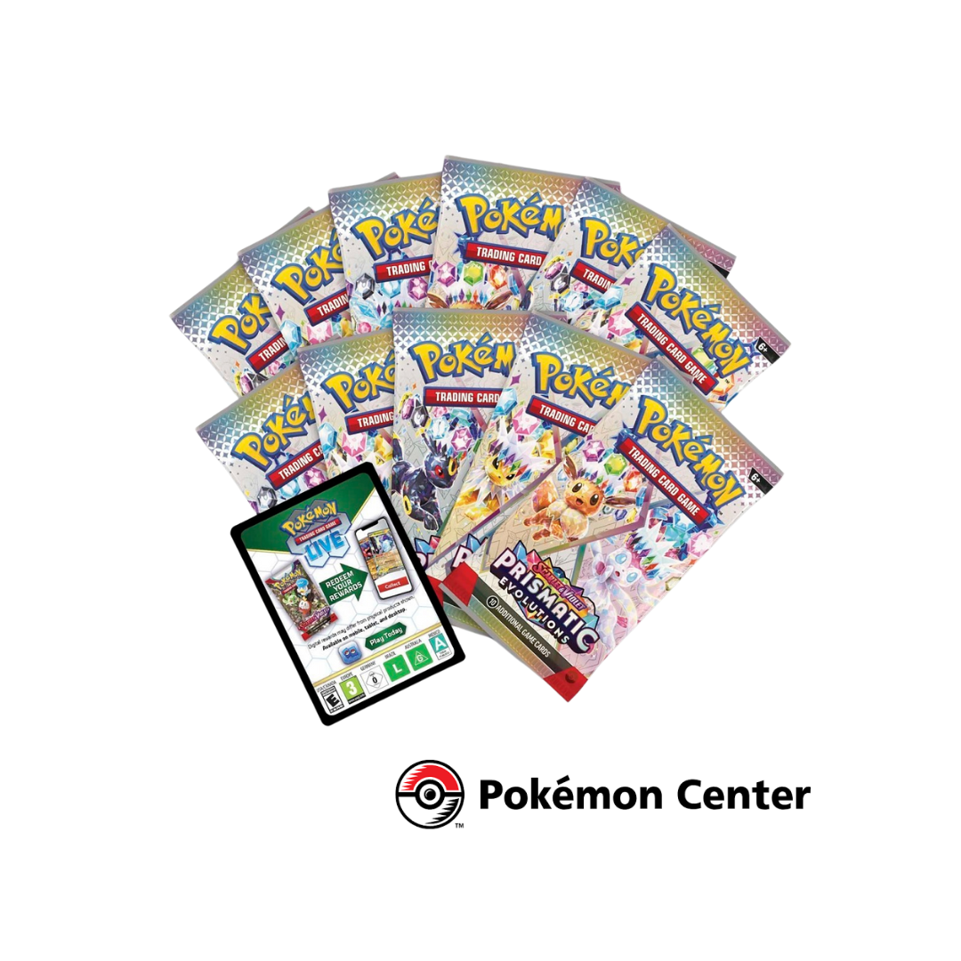 (PREVENTA) Prismatic Evolutions - Pokemon Center - Elite Trainer Box (PAGO COMPLETO - LEER DESCRIPCION)