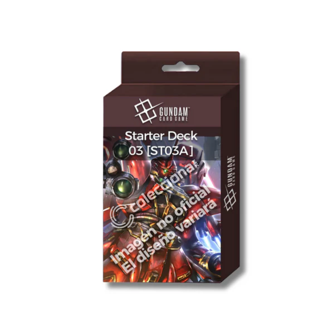 (PREVENTA) TCG GUNDAM - Starter Deck 03 - Zeon's Rush [ST03] (APARTADO, LEER DESCRIPCION)