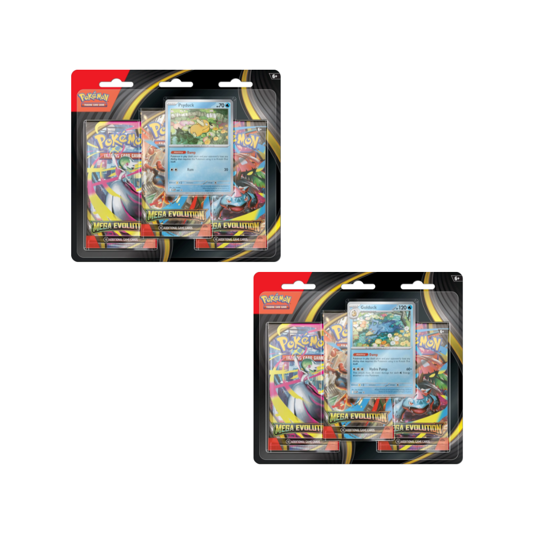 (PREVENTA) Pokémon TCG: Mega Evolution - 3 Booster Blister Aleatorio (APARTADO: LEER DESCRIPCION)