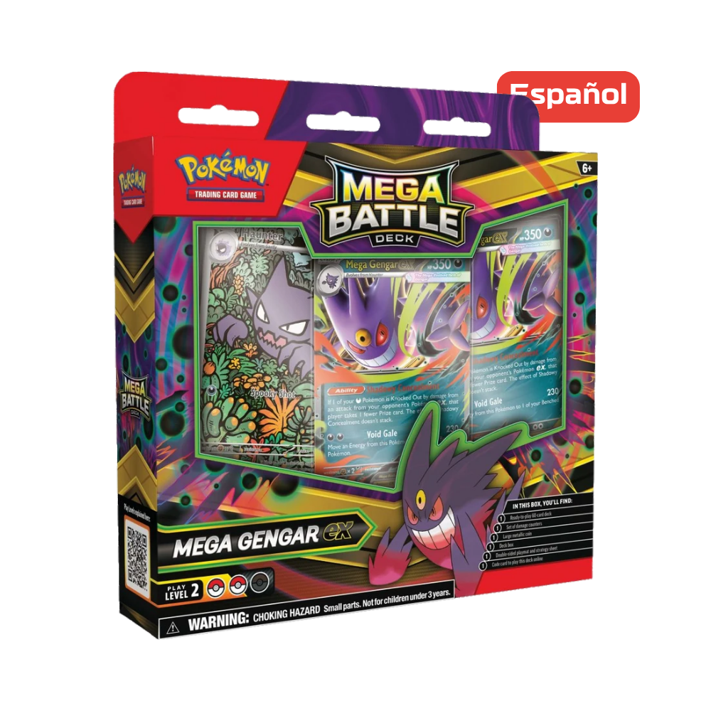 Pokémon TCG - Battle Deck - Mega Gengar EX - Español