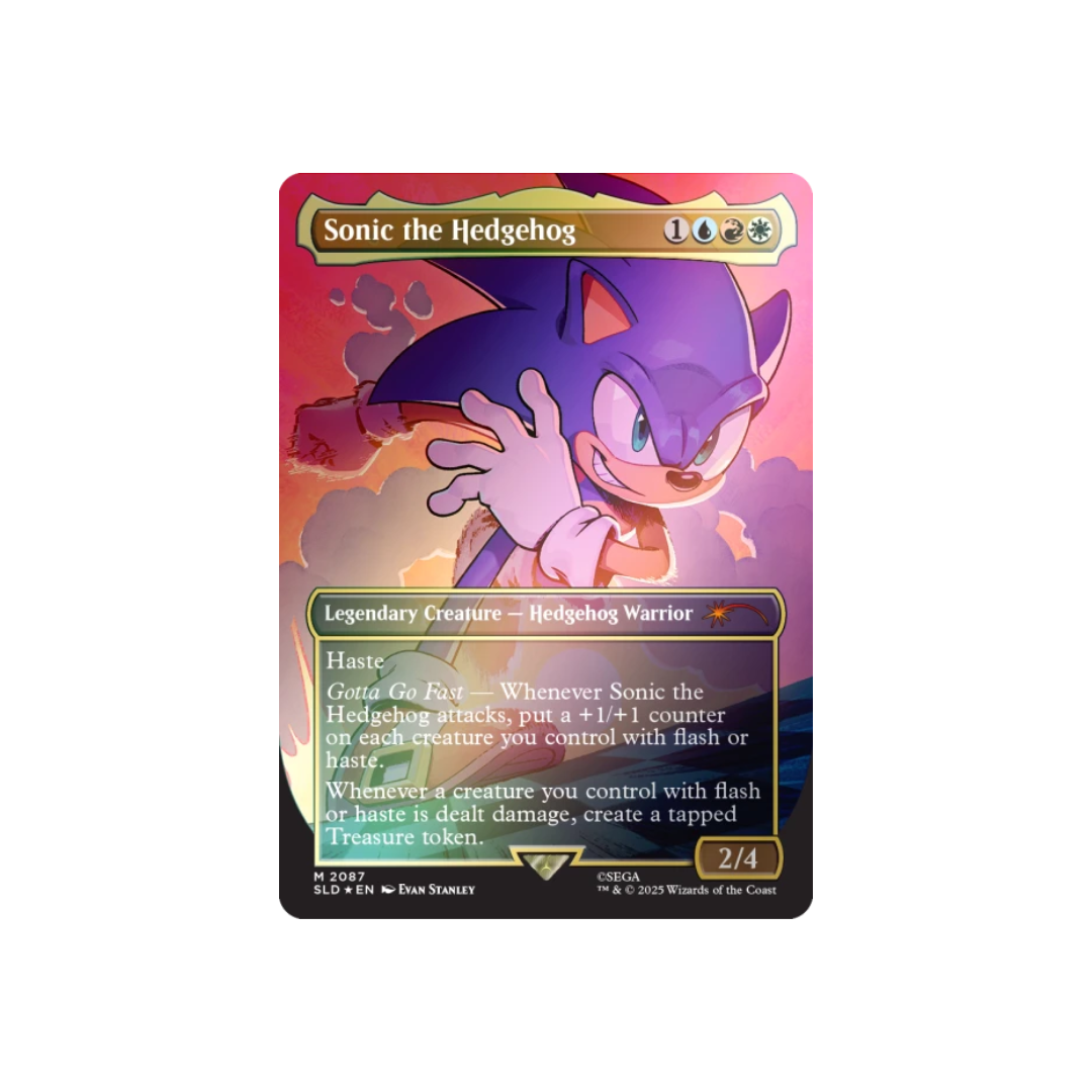 Magic The Gathering - Secret Lair x Sonic - Friends & Foes [Foil] - Ingles